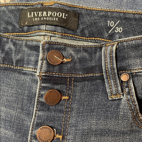 Button up Liverpool Women's Flare Jeans - Picture 5 of 5